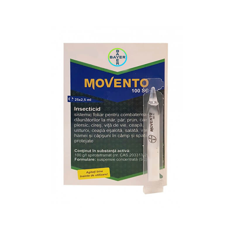 Insecticid Movento 100 SC - Sistemicitate totală și protecție de durată