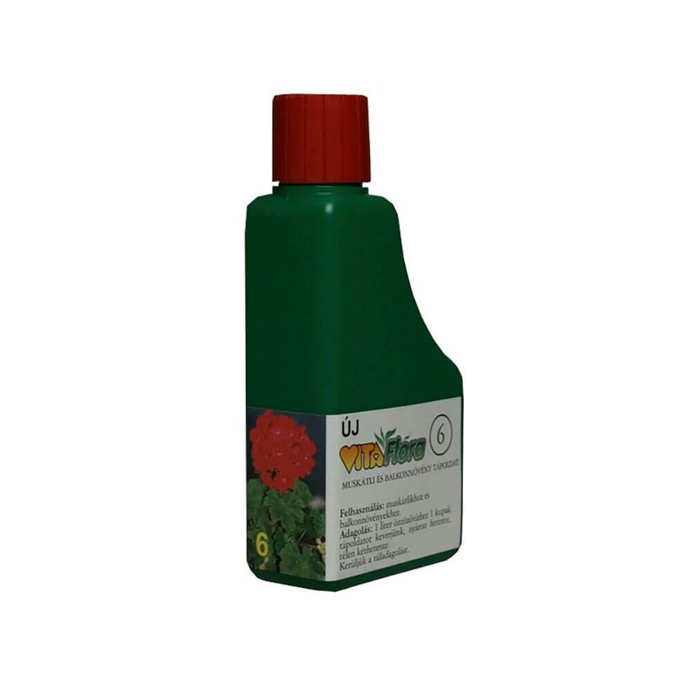 Îngrășământ Vitaflora mușcate și plante de balcon (100 ml) – Fertilizant complet