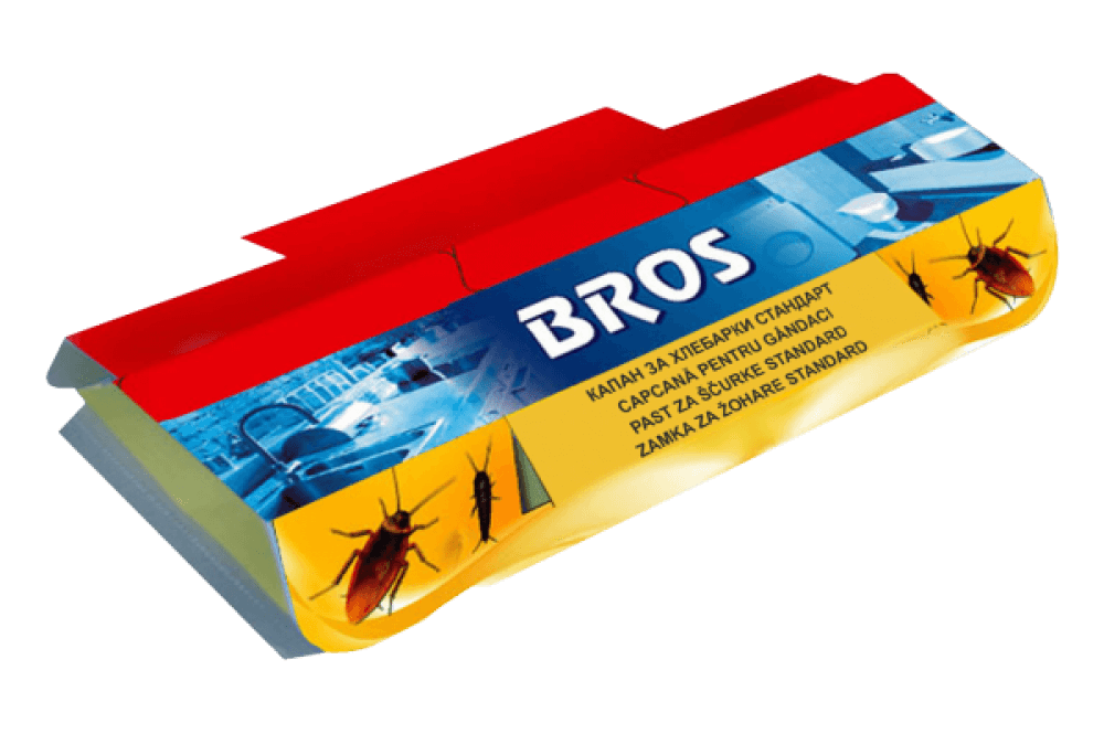 Capcana cu lipici impotriva gandacilor, BROS