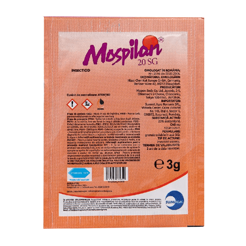 INSECTICID Mospilan - insecticid sistemic cu efect rapid