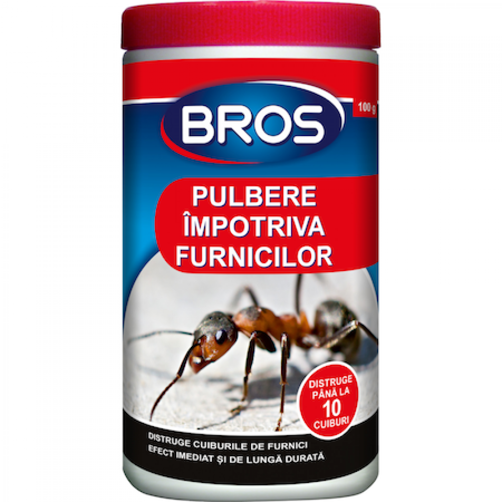 Pulbere impotriva furnicilor BROS, 100 gr