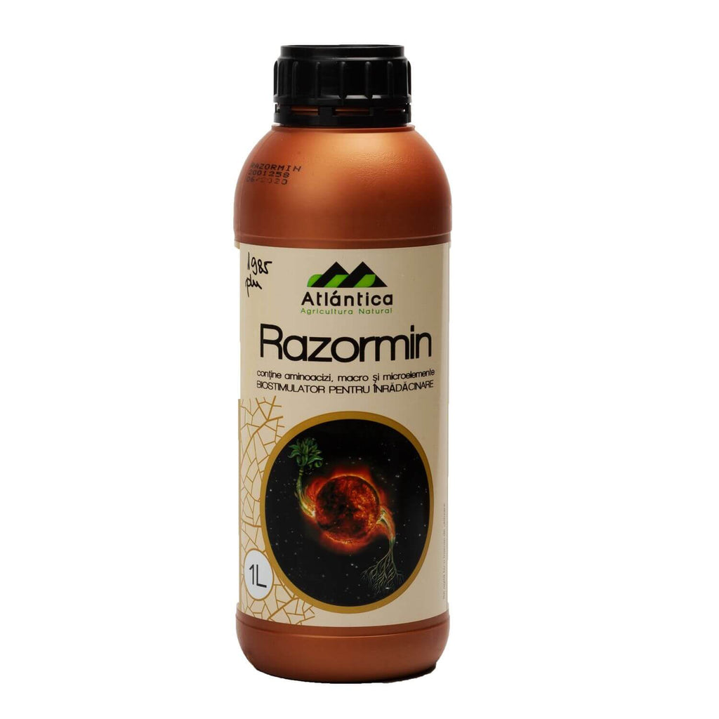 Biostimulator Razormin (250ml - 1L) - Pentru Înrădăcinare și Revitalizare (NPK + Aminoacizi)