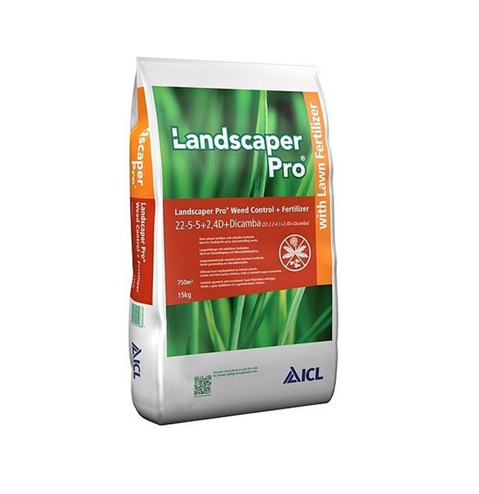 Îngrășământ gazon cu erbicid 2 în 1 (sac 15 kg) – Fertilizare și combatere buruieni