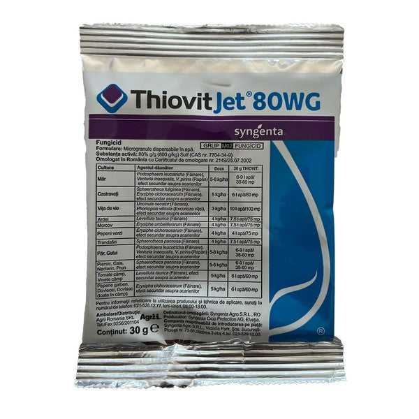 Fungicid THIOVIT JET 80 WG - FUngicid pentru combaterea fainari